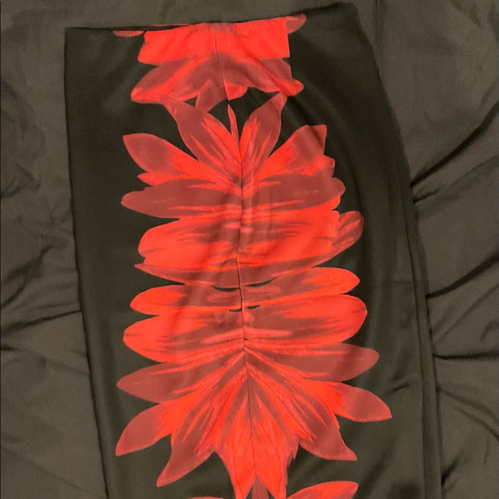 Express Floral Pencil Skirt